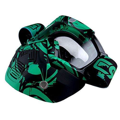 Motorcycle Goggles Mask, Detachable for Motocross Helmet Goggles use, Tactical Airsoft Goggles Mask: GK_T815-25