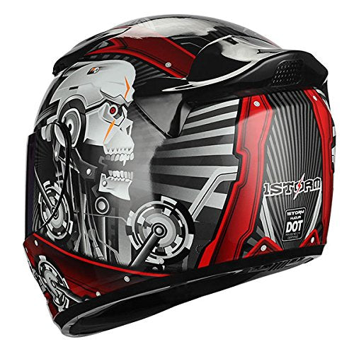 1STORM MOTORCYCLE BIKE FULL FACE CLOSE OUT HELMET MECHANIC: HJDJ11CLS