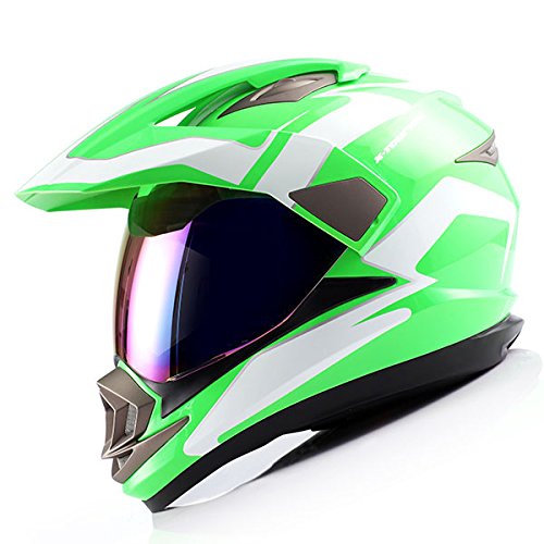 1Storm Dual Sport Helmet Motorcycle Full Face Motocross Off Road Bike: HGXP14A