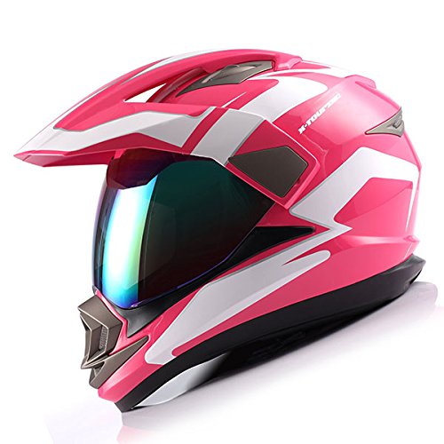 1Storm Dual Sport Helmet Motorcycle Full Face Motocross Off Road Bike: HGXP14A
