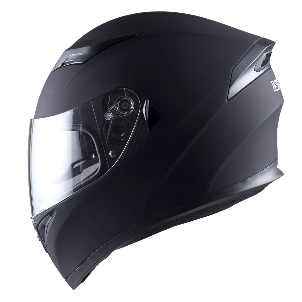 1Storm Motorcycle Dual Visor Full Face Helmet Panther: HJK316clear
