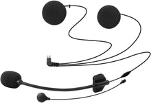 FreedConn Motorcycle Intercom Accessories Soft & Hard Earphone Mic for TMAX-E TMAX-S Helmet Intercom (5 Pin)