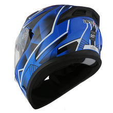 1Storm Motorcycle Dual Visor Full Face Helmet Panther: HJK316clear
