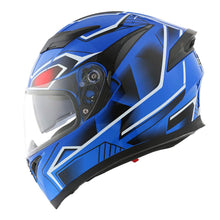 1Storm Motorcycle Dual Visor Full Face Helmet Panther: HJK316clear