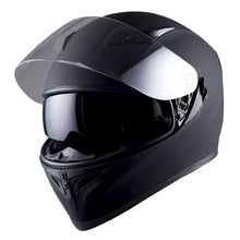 1Storm Motorcycle Dual Visor Full Face Helmet Panther: HJK316clear