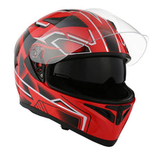 1Storm Motorcycle Dual Visor Full Face Helmet Panther: HJK316clear
