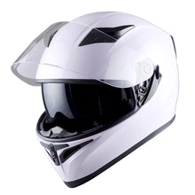 1Storm Motorcycle Dual Visor Full Face Helmet Panther: HJK316clear