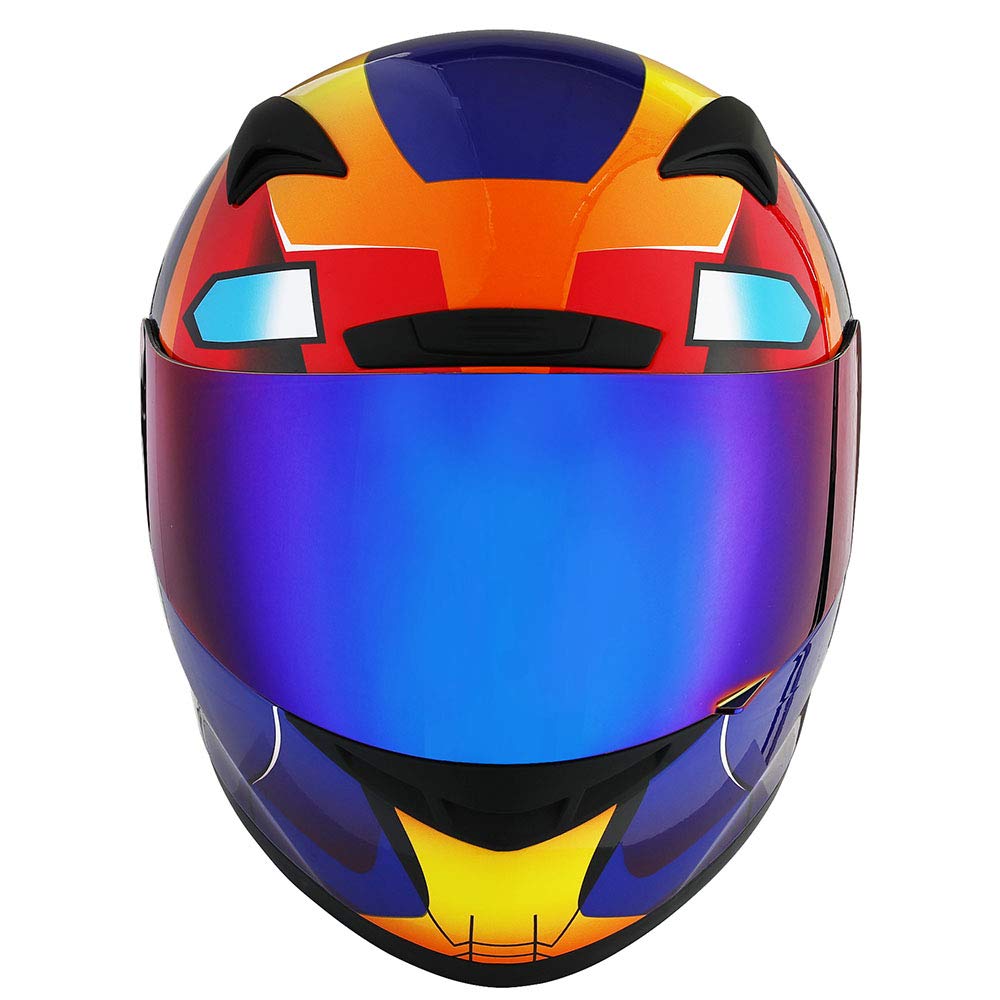 1STORM MOTORCYCLE FULL FACE HELMET BIKE BOOSTER HG335CLS