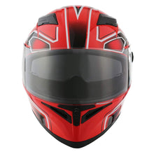 1Storm Motorcycle Dual Visor Full Face Helmet Panther: HJK316clear