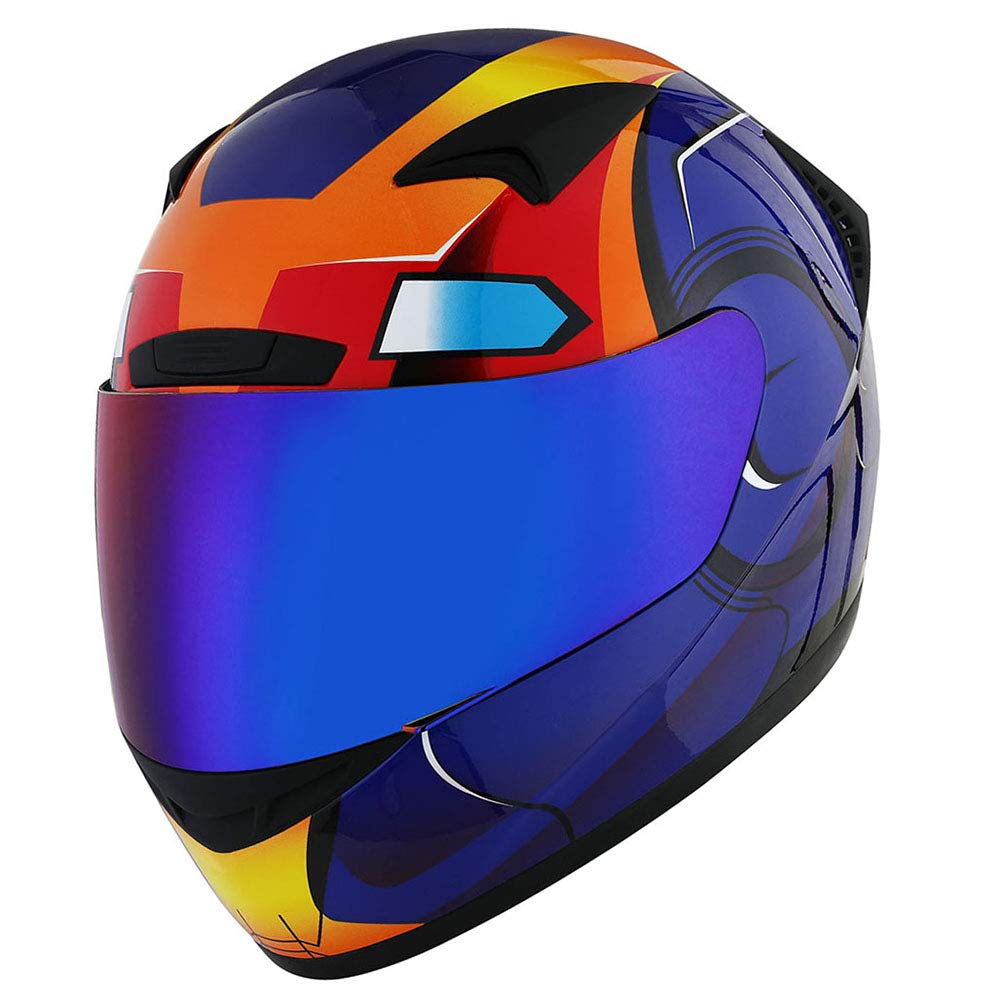 1STORM MOTORCYCLE FULL FACE HELMET BIKE BOOSTER HG335CLS