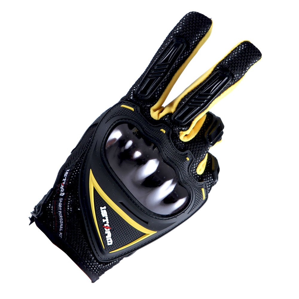 1Storm Motocross Motorcycle Gloves BMX MX Bike Bicycle Cycling Hard Reinforced Knuckle Touch Screen: GLV_MC44