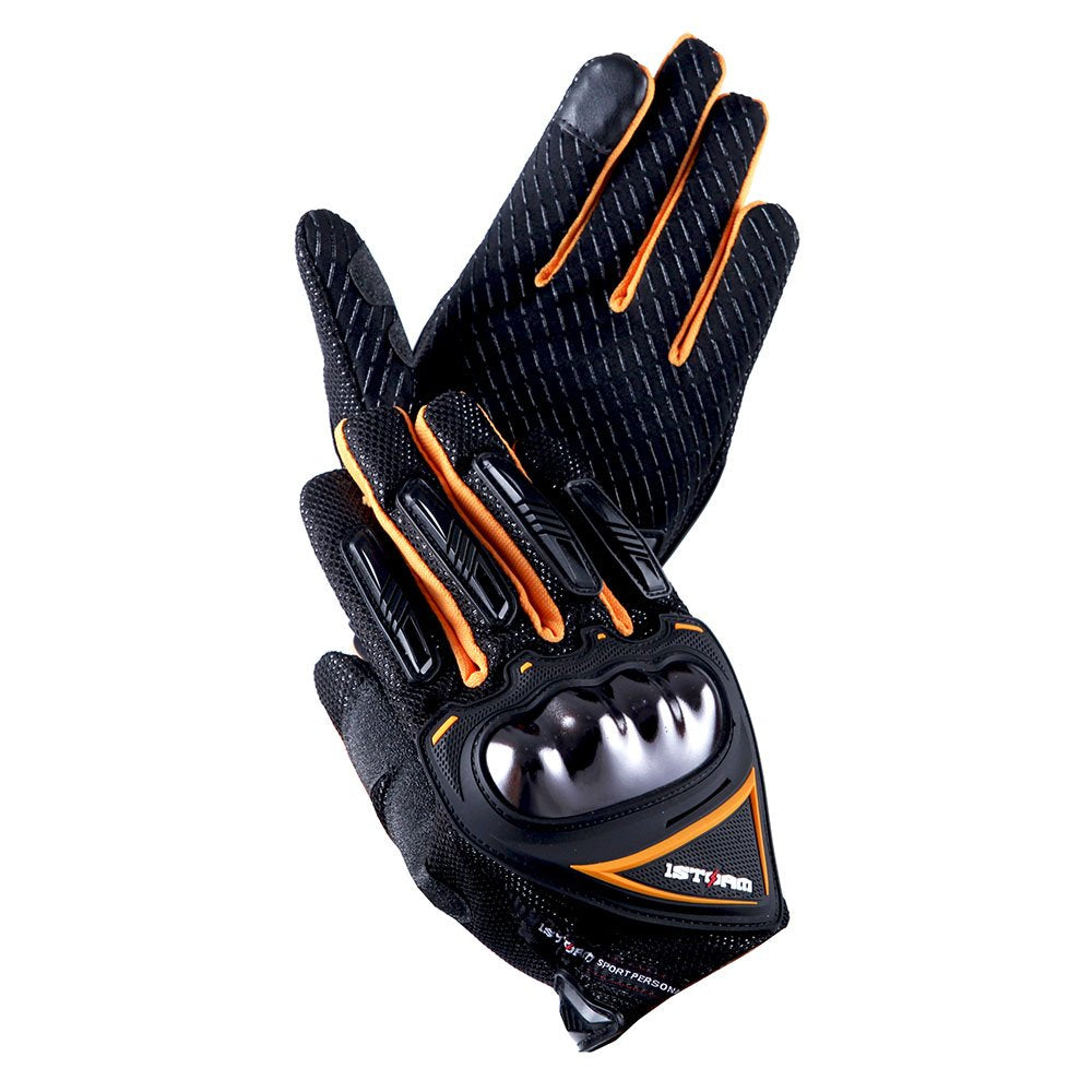 1Storm Motocross Motorcycle Gloves BMX MX Bike Bicycle Cycling Hard Reinforced Knuckle Touch Screen: GLV_MC44