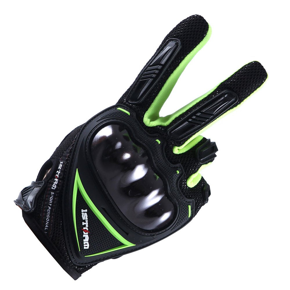 1Storm Motocross Motorcycle Gloves BMX MX Bike Bicycle Cycling Hard Reinforced Knuckle Touch Screen: GLV_MC44
