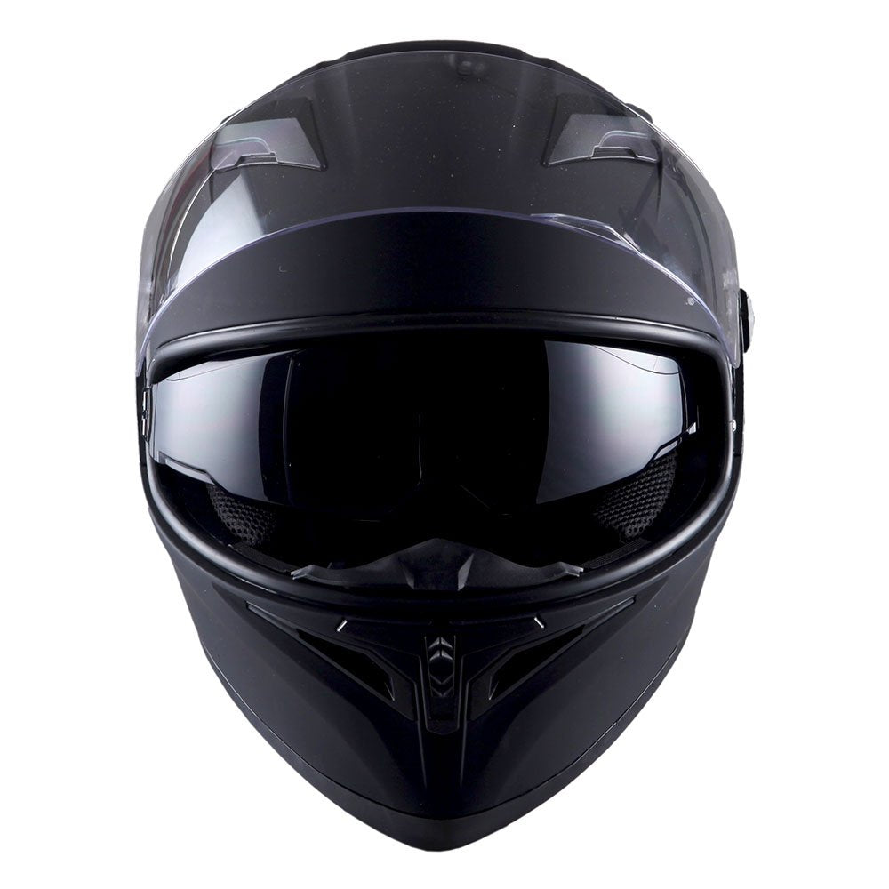 1Storm Motorcycle Dual Visor Full Face Helmet Panther: HJK316clear