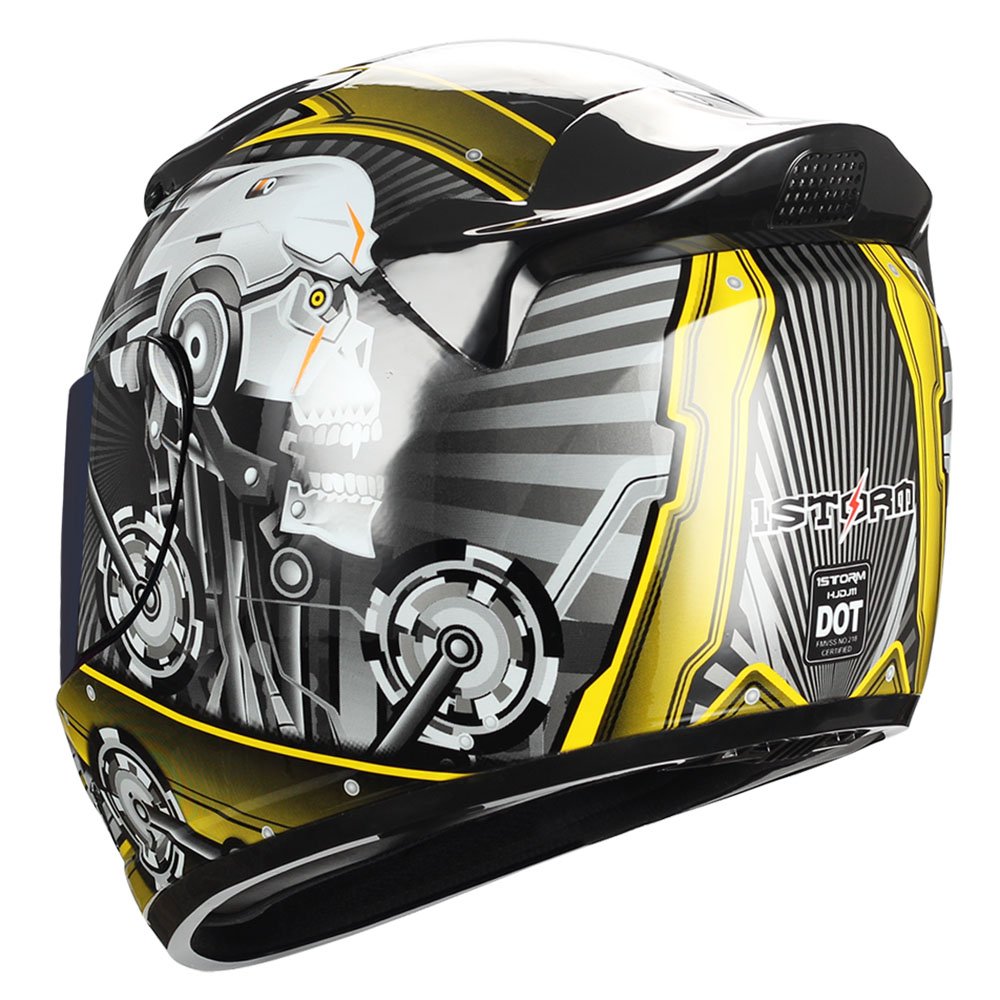1STORM MOTORCYCLE FULL FACE HELMET MECHANIC: HJDJ11
