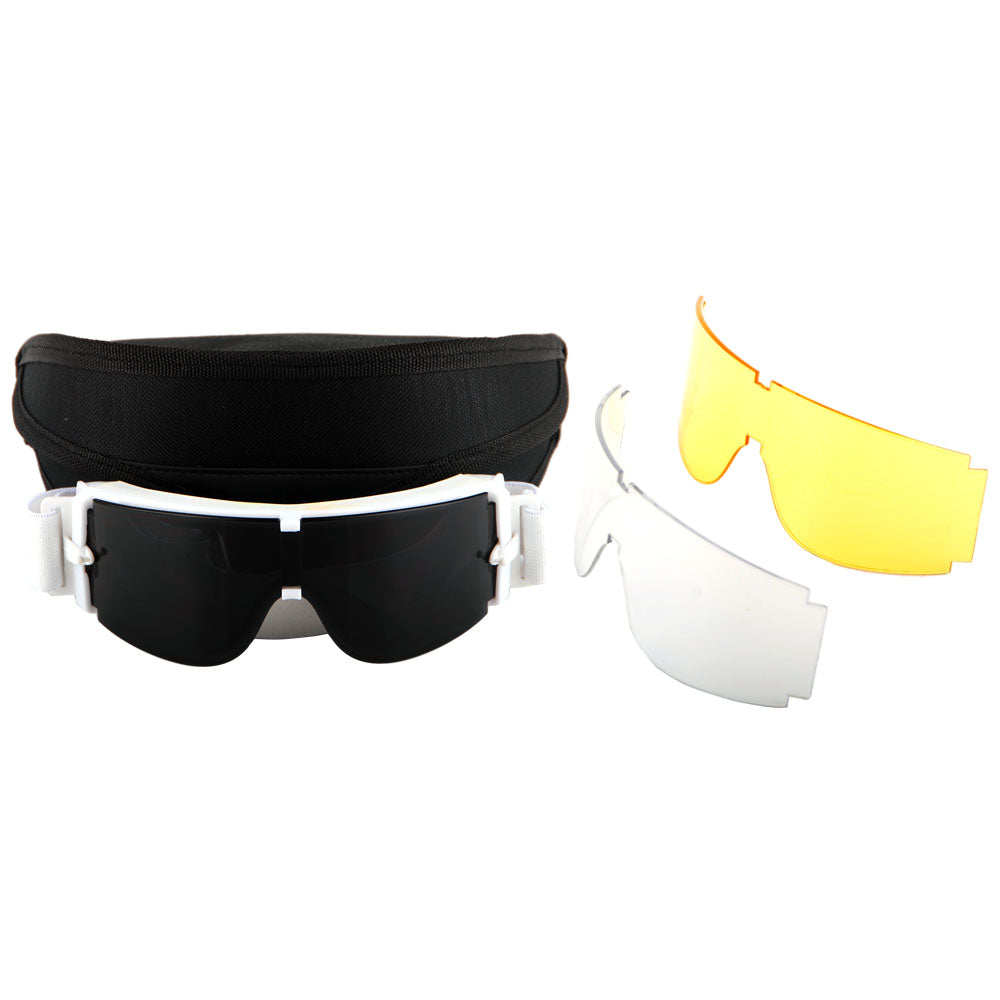 Motorcycle Goggles Scooter Mopeds Half Helmet Vintage Vespa Pilot Aviator Style + One Extra Black Lens and One Extra Yellow Lens, GK_X008