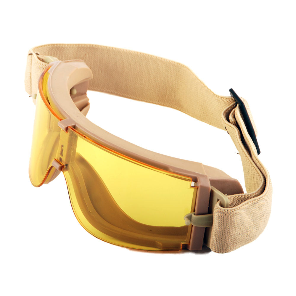 Motorcycle Goggles Scooter Mopeds Half Helmet Vintage Vespa Pilot Aviator Style + One Extra Black Lens and One Extra Yellow Lens, GK_X008