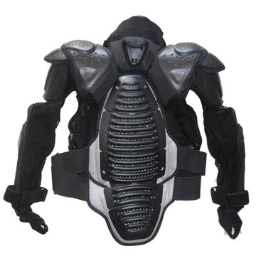 NEW 1STORM MOTORCYCLE MOTOCROSS BIKE GUARD PROTECTOR ADULT BODY ARMOR F025 BLACK