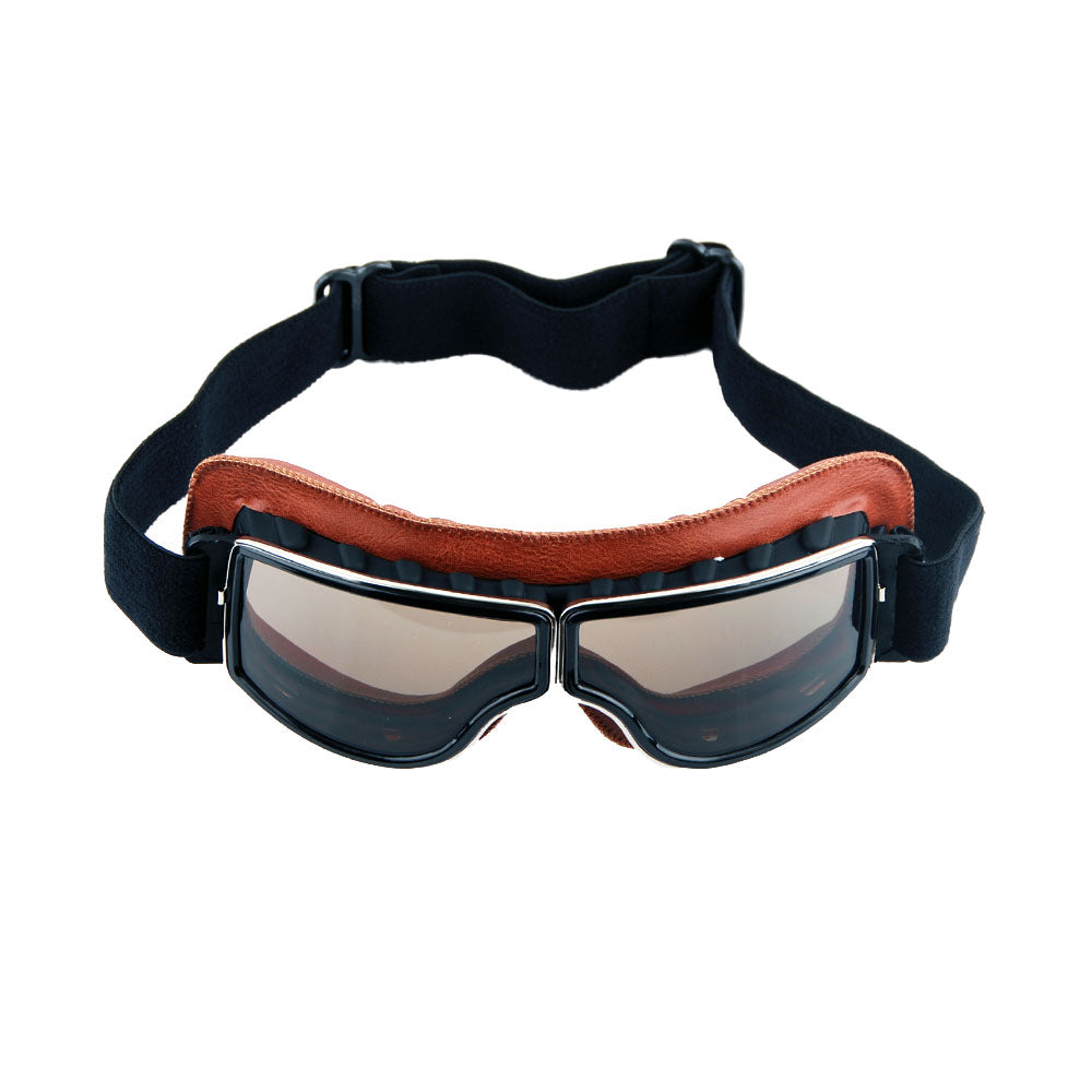 Motorcycle Goggles Scooter Mopeds Half Helmet Vintage Vespa Pilot Aviator Style, GK_631