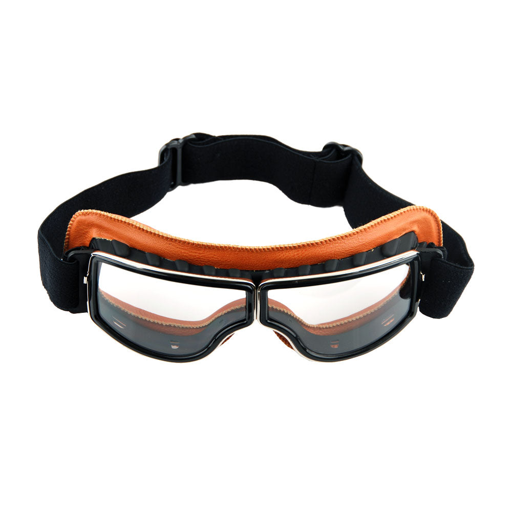 Motorcycle Goggles Scooter Mopeds Half Helmet Vintage Vespa Pilot Aviator Style, GK_631