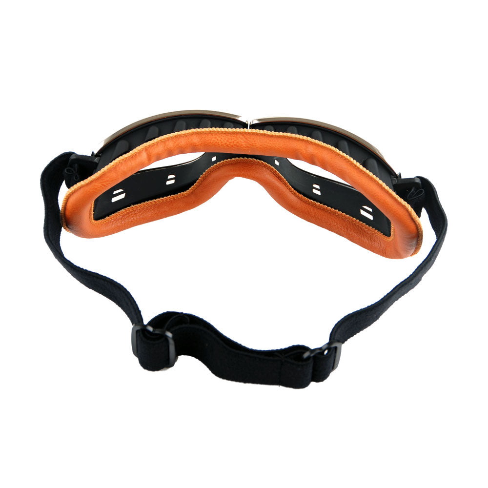 Motorcycle Goggles Scooter Mopeds Half Helmet Vintage Vespa Pilot Aviator Style, GK_631