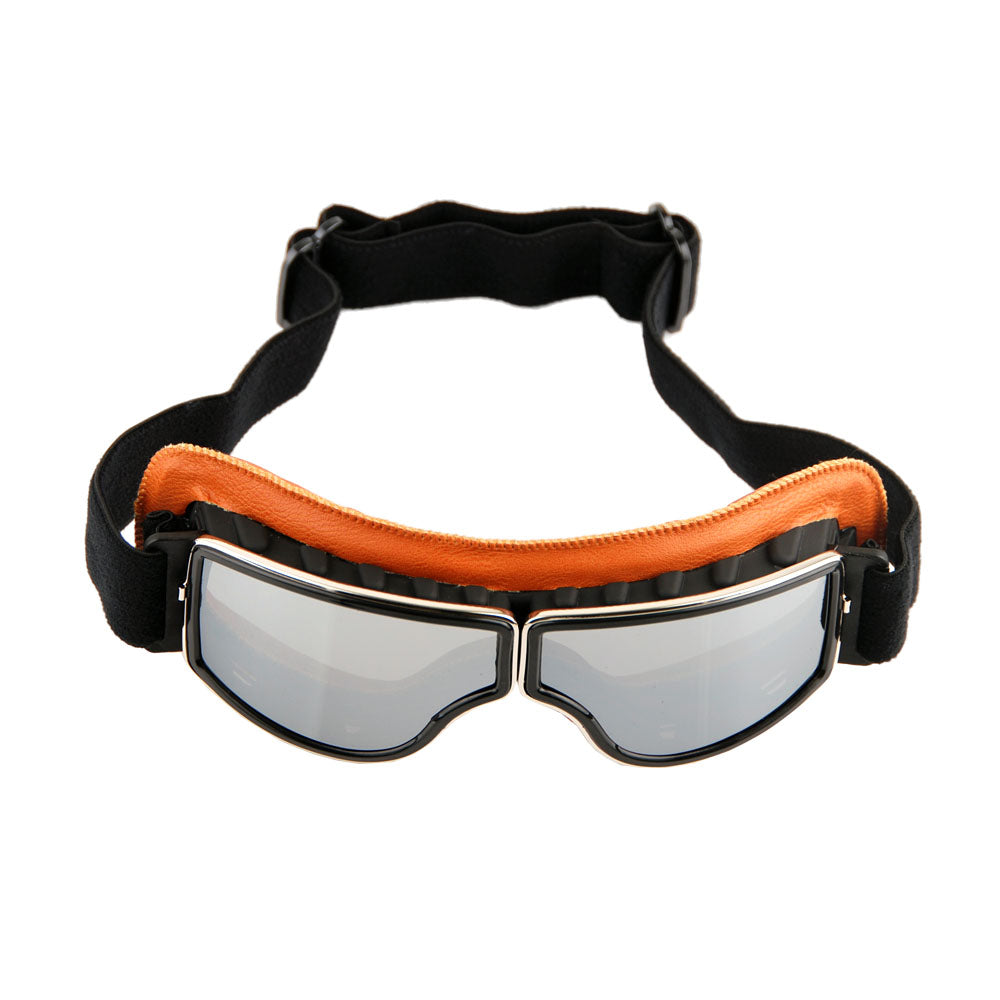 Motorcycle Goggles Scooter Mopeds Half Helmet Vintage Vespa Pilot Aviator Style, GK_631