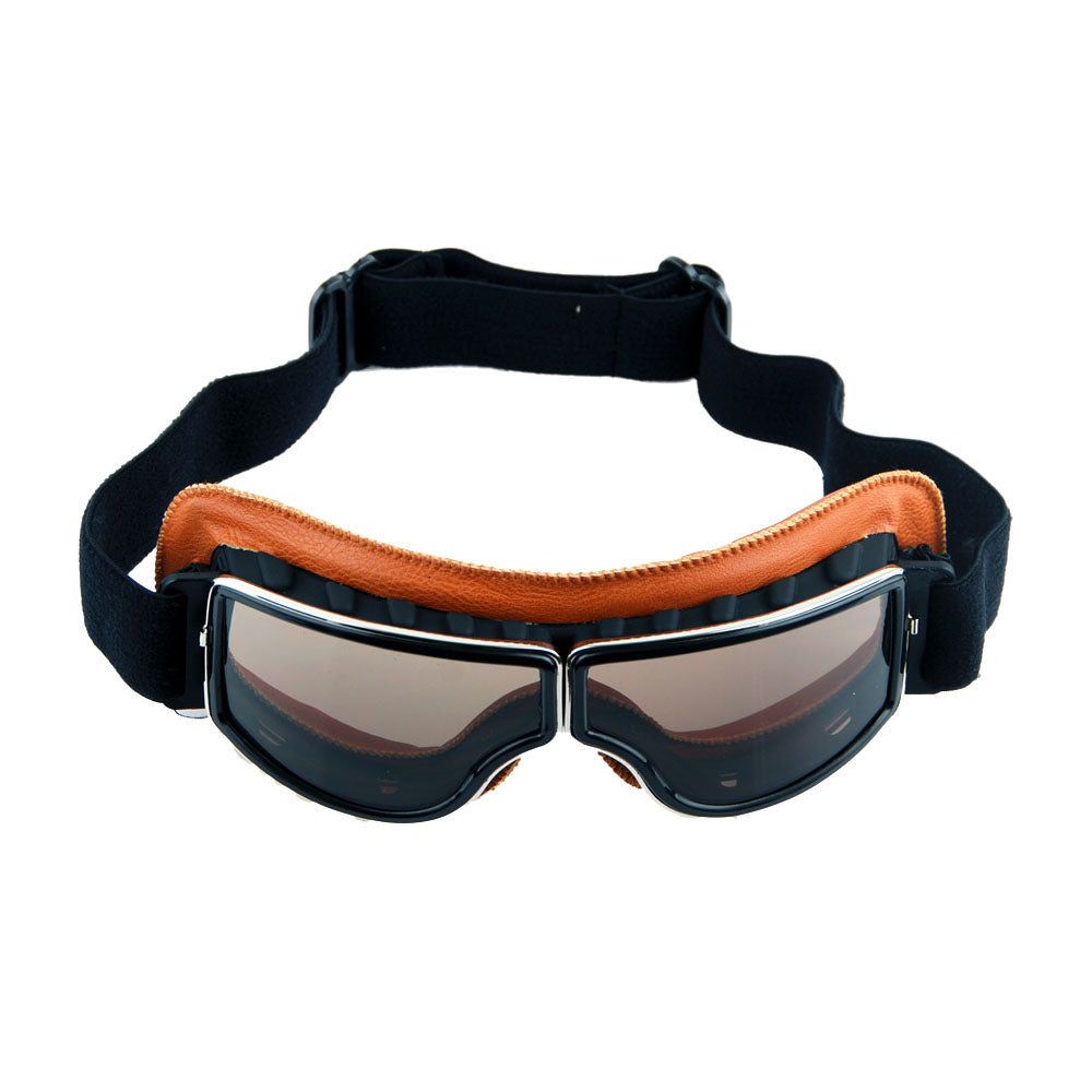 Motorcycle Goggles Scooter Mopeds Half Helmet Vintage Vespa Pilot Aviator Style, GK_631