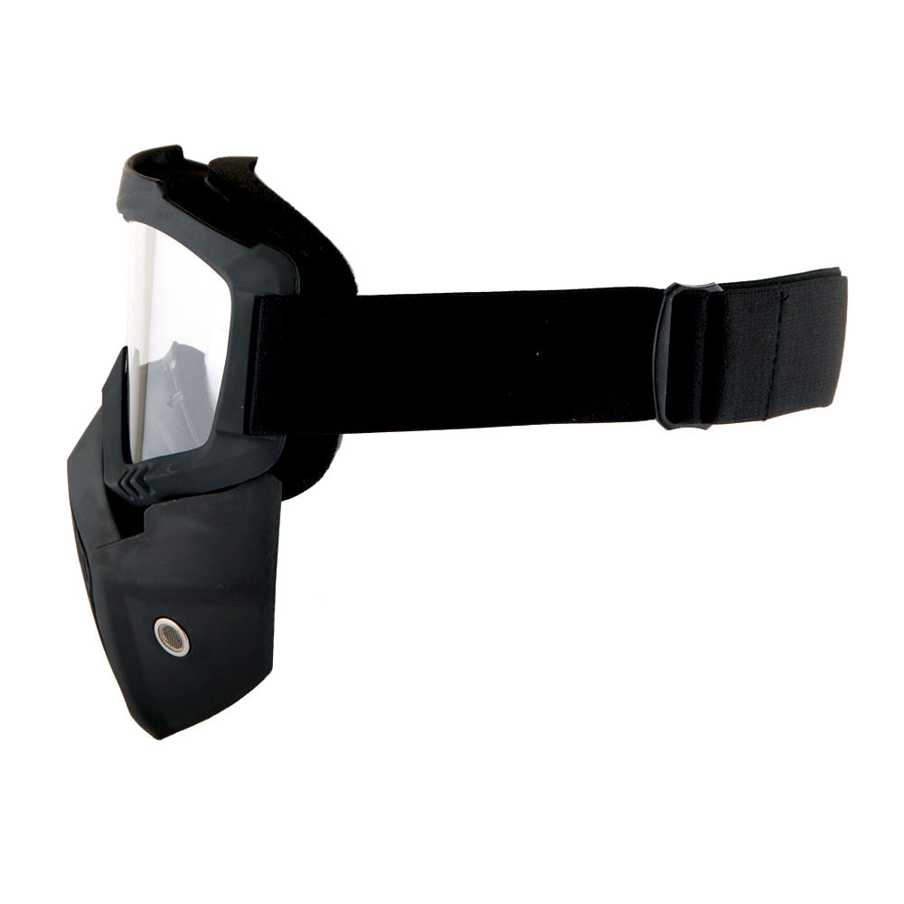 Motorcycle Goggles Mask, Detachable for Motocross Helmet Goggles use, Tactical Airsoft Goggles Mask: GK_T815-25
