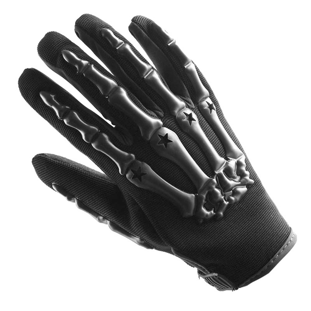 Youth Motocross Gloves Motorcycle BMX MX ATV Dirt Bike Bicycle Skeleton Cycling Kids Gloves: GLV_CE04(Youth)