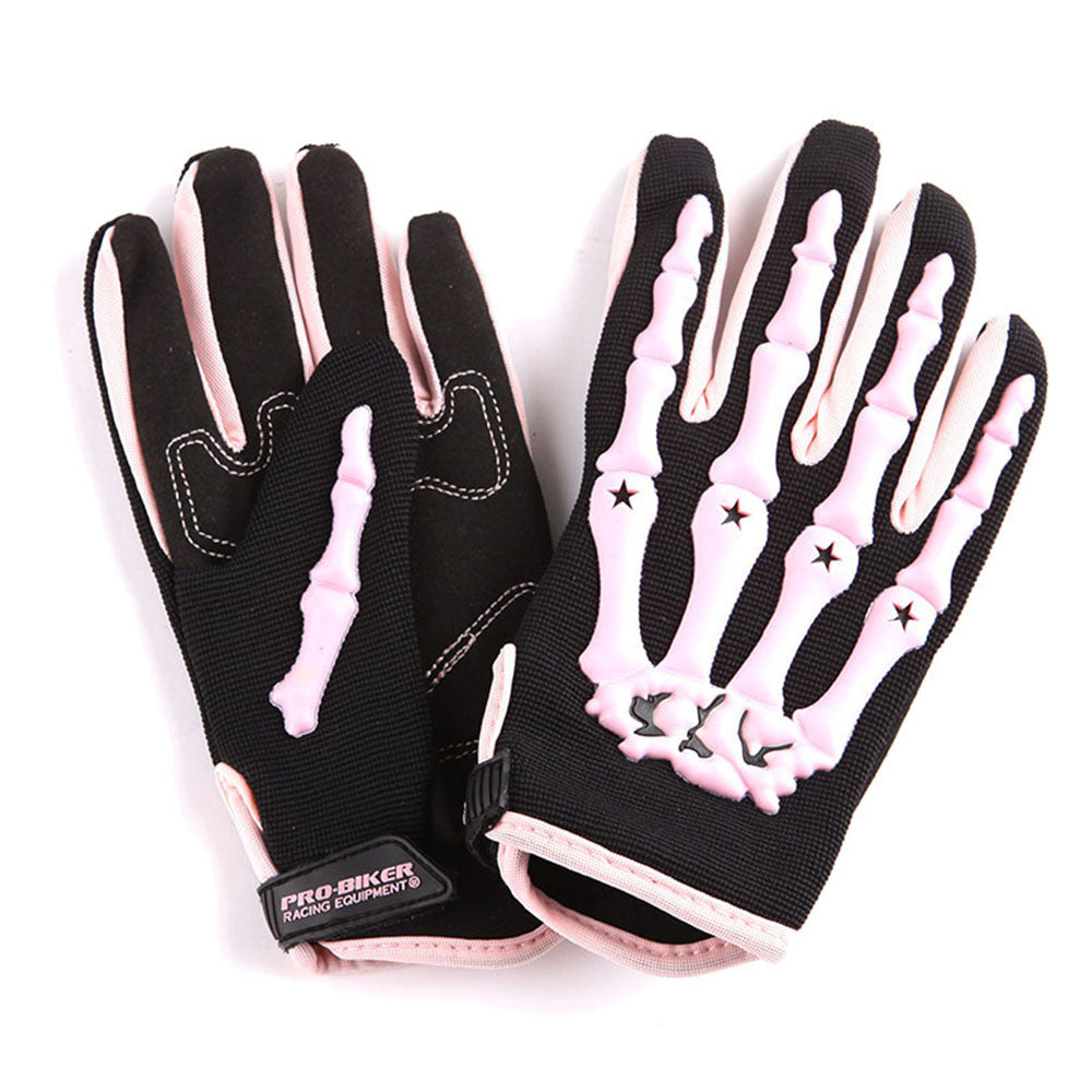 WOW Youth Motocross Helmet BMX MX ATV Dirt Bike Helmet Matt Star + Goggles + Skeleton Glove Bundle: HBOY-K_Star