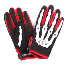 Youth Motocross Gloves Motorcycle BMX MX ATV Dirt Bike Bicycle Skeleton Cycling Kids Gloves: GLV_CE04(Youth)