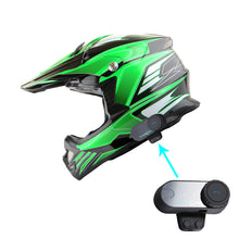 1Storm Adult Motocross Helmet BMX MX ATV Dirt Bike Downhill Mountain Bike Helmet Flying Style H819-5 + Motorcycle Bluetooth Headset: Flying Blue