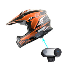 1Storm Adult Motocross Helmet BMX MX ATV Dirt Bike Downhill Mountain Bike Helmet Flying Style H819-5 + Motorcycle Bluetooth Headset: Flying Blue