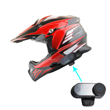 1Storm Adult Motocross Helmet BMX MX ATV Dirt Bike Downhill Mountain Bike Helmet Flying Style H819-5 + Motorcycle Bluetooth Headset: Flying Blue