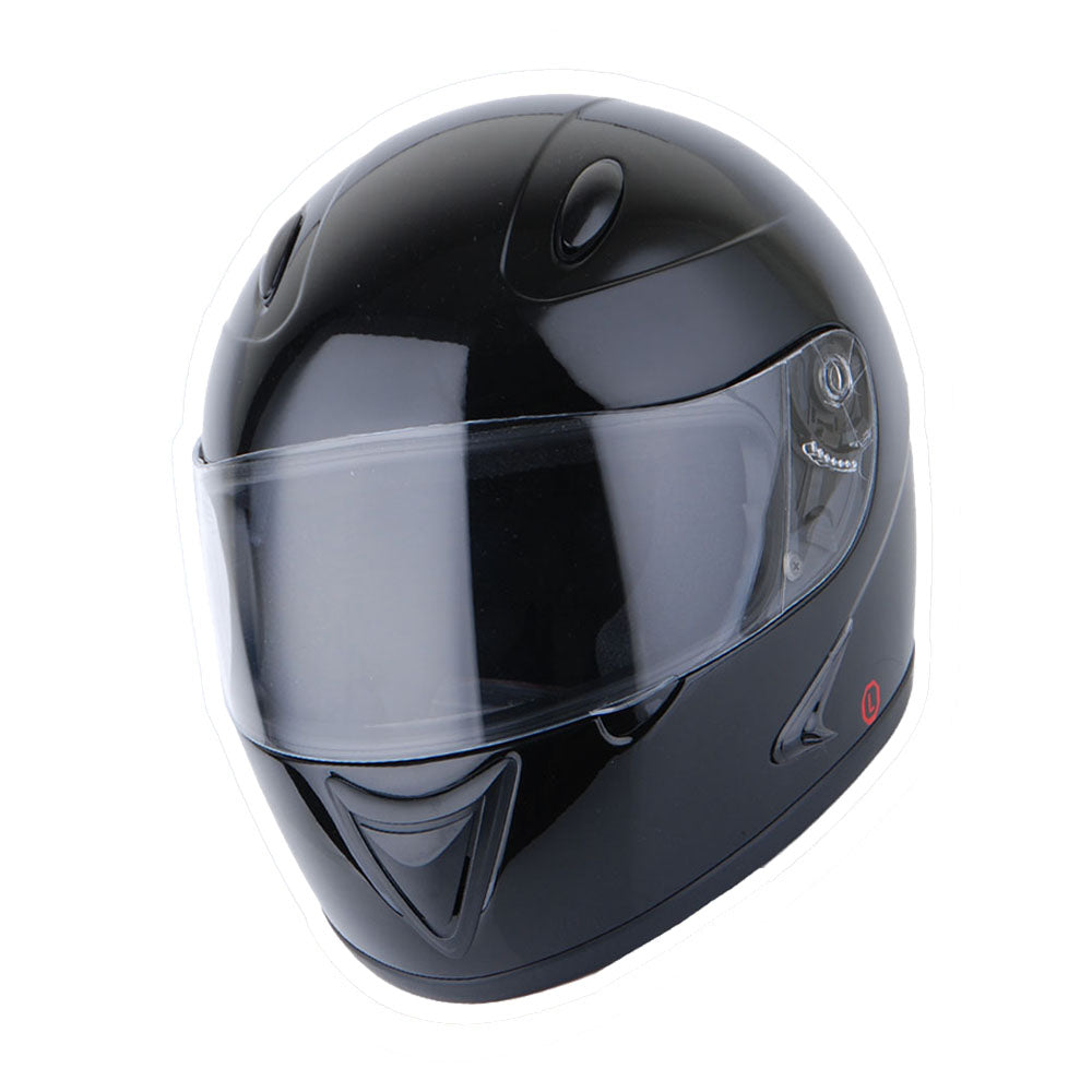1Storm Motorcycle Bike Full Face Helmet Horn Wing as Bonus: HB75
