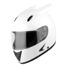 1Storm Motorcycle Bike Full Face Helmet Horn Wing as Bonus: HB75