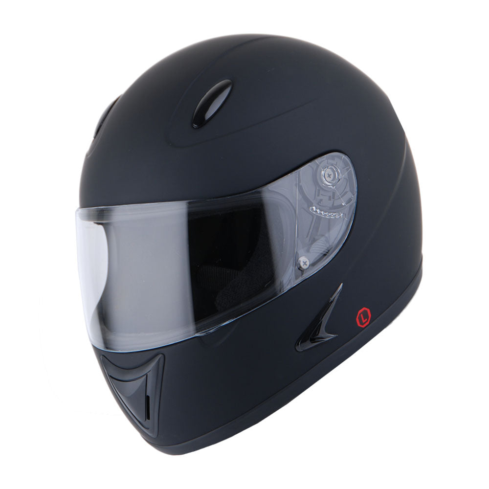 1Storm Motorcycle Bike Full Face Helmet Horn Wing as Bonus: HB75