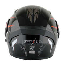 1Storm Motorcycle Modular Full Face Flip up Dual Visor Helmet + Spoiler + Motorcycle Bluetooth Headset: HB89