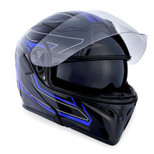 1Storm Motorcycle Modular Full Face Helmet Flip up Dual Visor Helmet: HB89