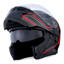 1Storm Motorcycle Modular Full Face Helmet Flip up Dual Visor Helmet: HB89