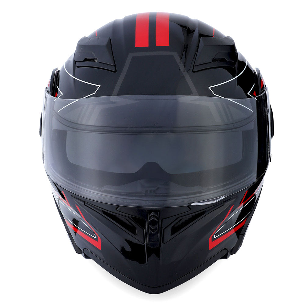 1Storm Motorcycle Modular Full Face Helmet Flip up Dual Visor Sun Shield Close Out Helmet: HB89CLS
