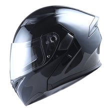 1Storm Motorcycle Modular Full Face Flip up Dual Visor Helmet + Spoiler + Motorcycle Bluetooth Headset: HB89