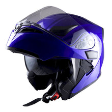 1Storm Motorcycle Modular Full Face Flip up Dual Visor Helmet + Spoiler + Motorcycle Bluetooth Headset: HB89