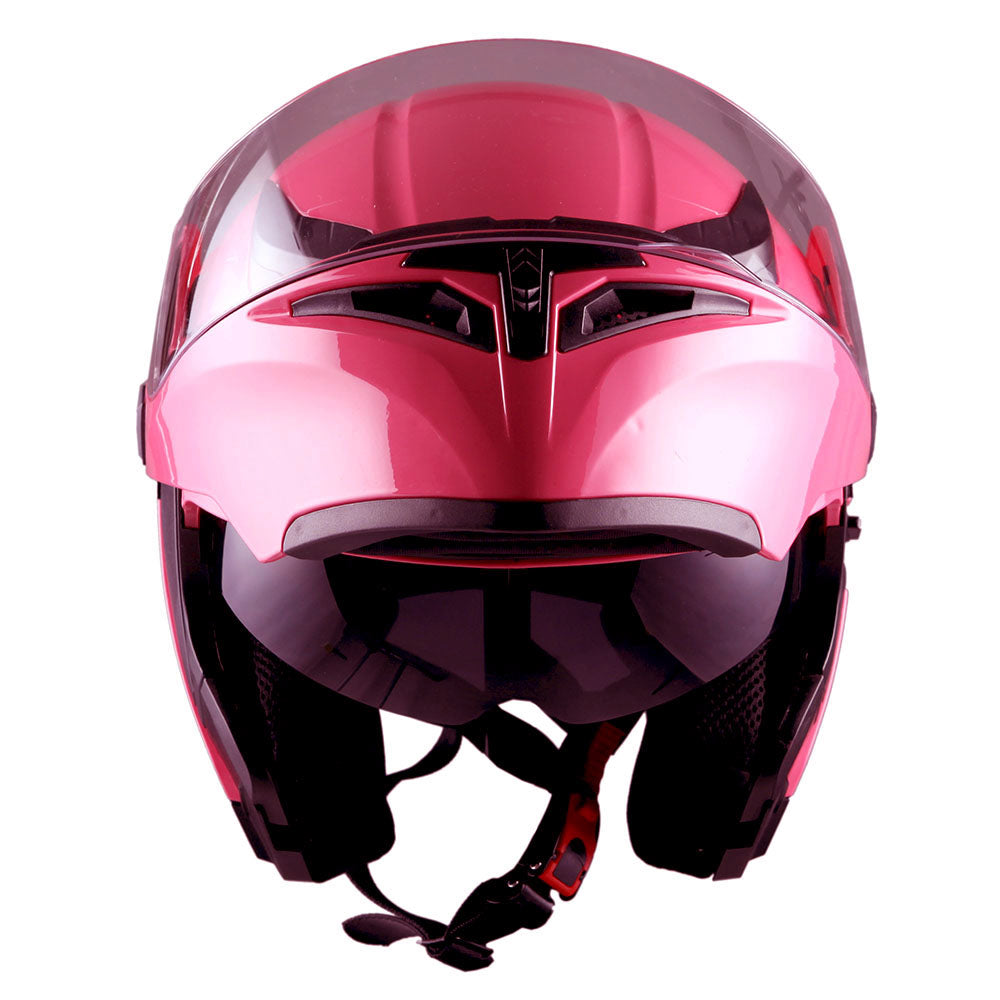1Storm Motorcycle Modular Full Face Helmet Flip up Dual Visor Helmet: HB89