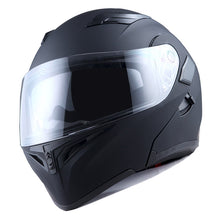 1Storm Motorcycle Modular Full Face Flip up Dual Visor Helmet + Spoiler + Motorcycle Bluetooth Headset: HB89