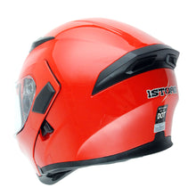 1Storm Motorcycle Modular Full Face Flip up Dual Visor Helmet + Spoiler + Motorcycle Bluetooth Headset: HB89