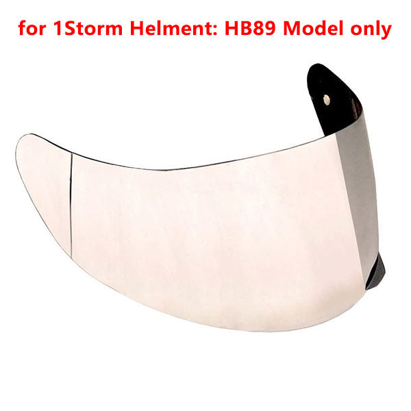 1Storm Motorcycle Modular Flip up Dual Visor Full Face Helmet Shield: HB89 only