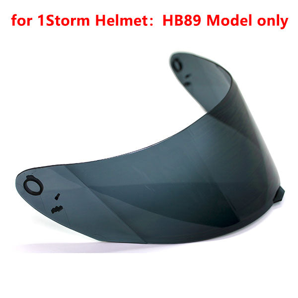 1Storm Motorcycle Modular Flip up Dual Visor Full Face Helmet Shield: HB89 only