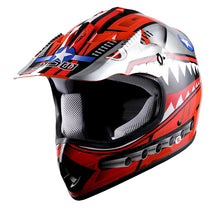 WOW Youth Kids Motocross BMX MX ATV Dirt Bike Helmet Shark: HBOY-K-Shark