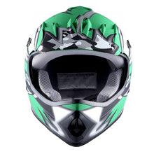 WOW Youth Motocross Helmet BMX MX ATV Dirt Bike Helmet Matt Star + Goggles + Skeleton Glove Bundle: HBOY-K_Star